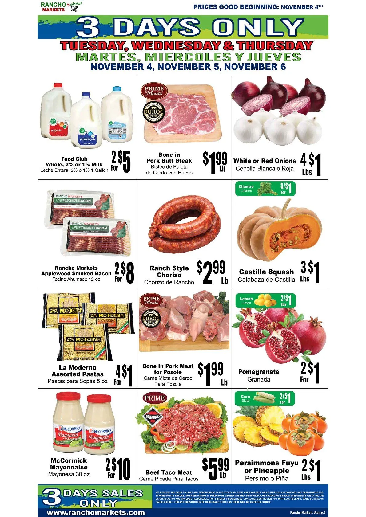 Weekly ad Rancho Markets Sales from November 4 to November 10 2025 - Page 5