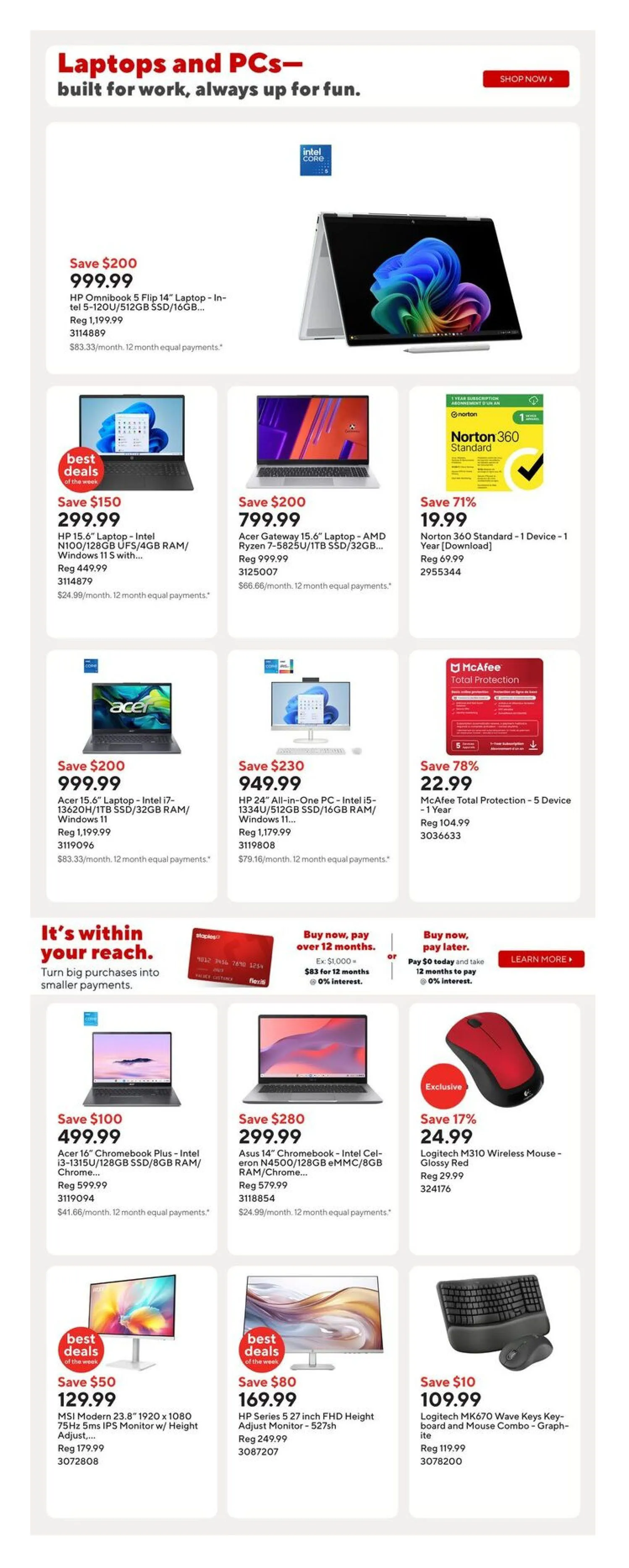 Staples Sales from September 26 to October 2 2025 - flyer page 5