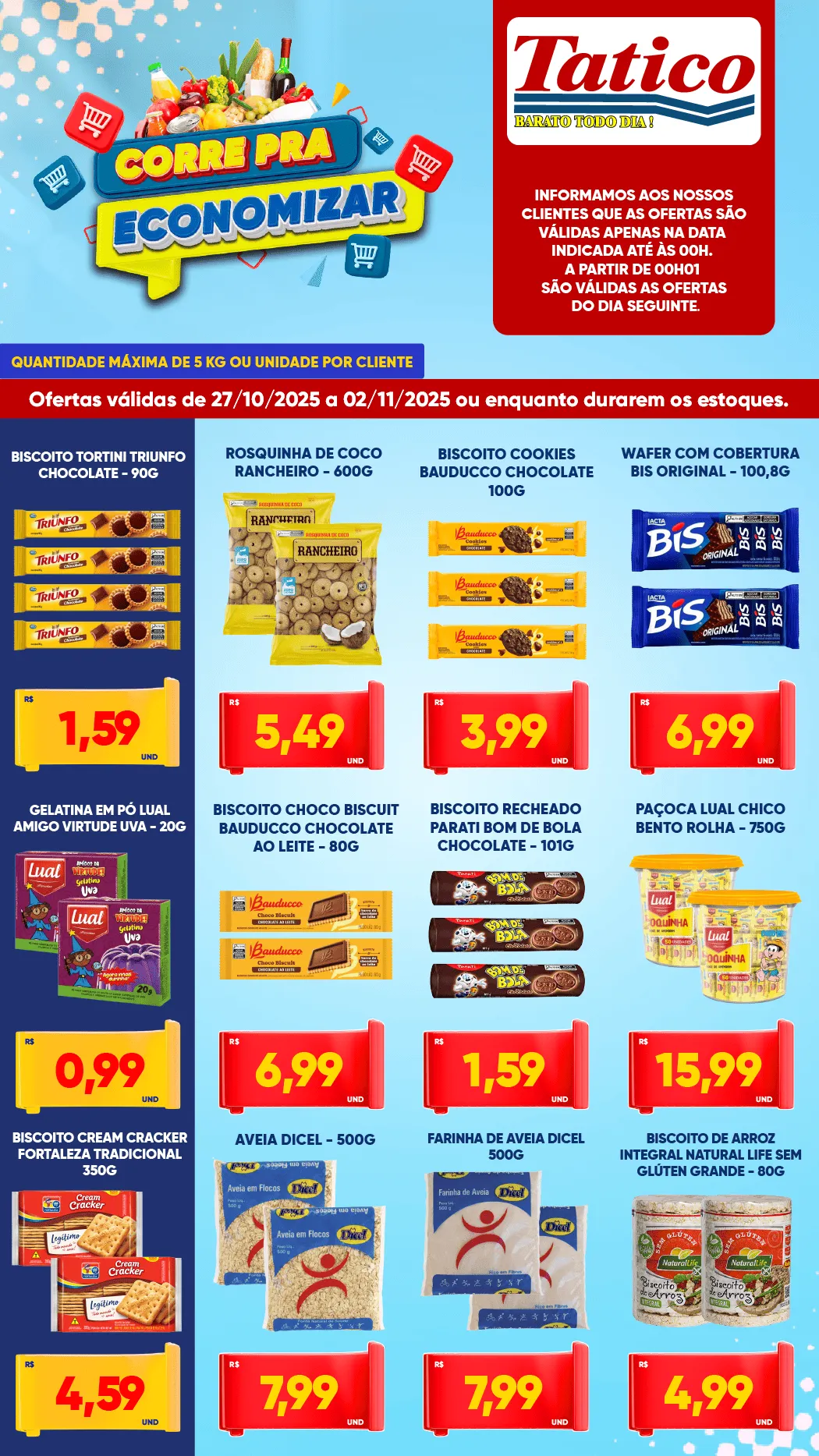 Encarte de  Folhetos Tatico 27 de outubro até 2 de novembro 2025 - Pagina 5