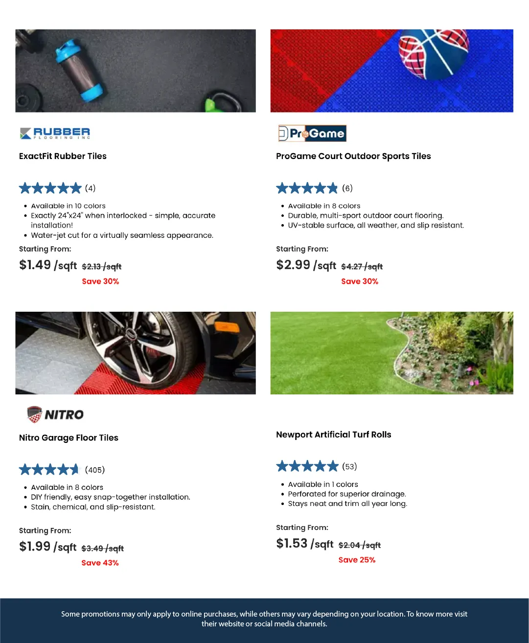 Weekly promotion  Flooring Inc Sales spanning from September 15 to September 30 2025 - Page 4 for Catalogue 365