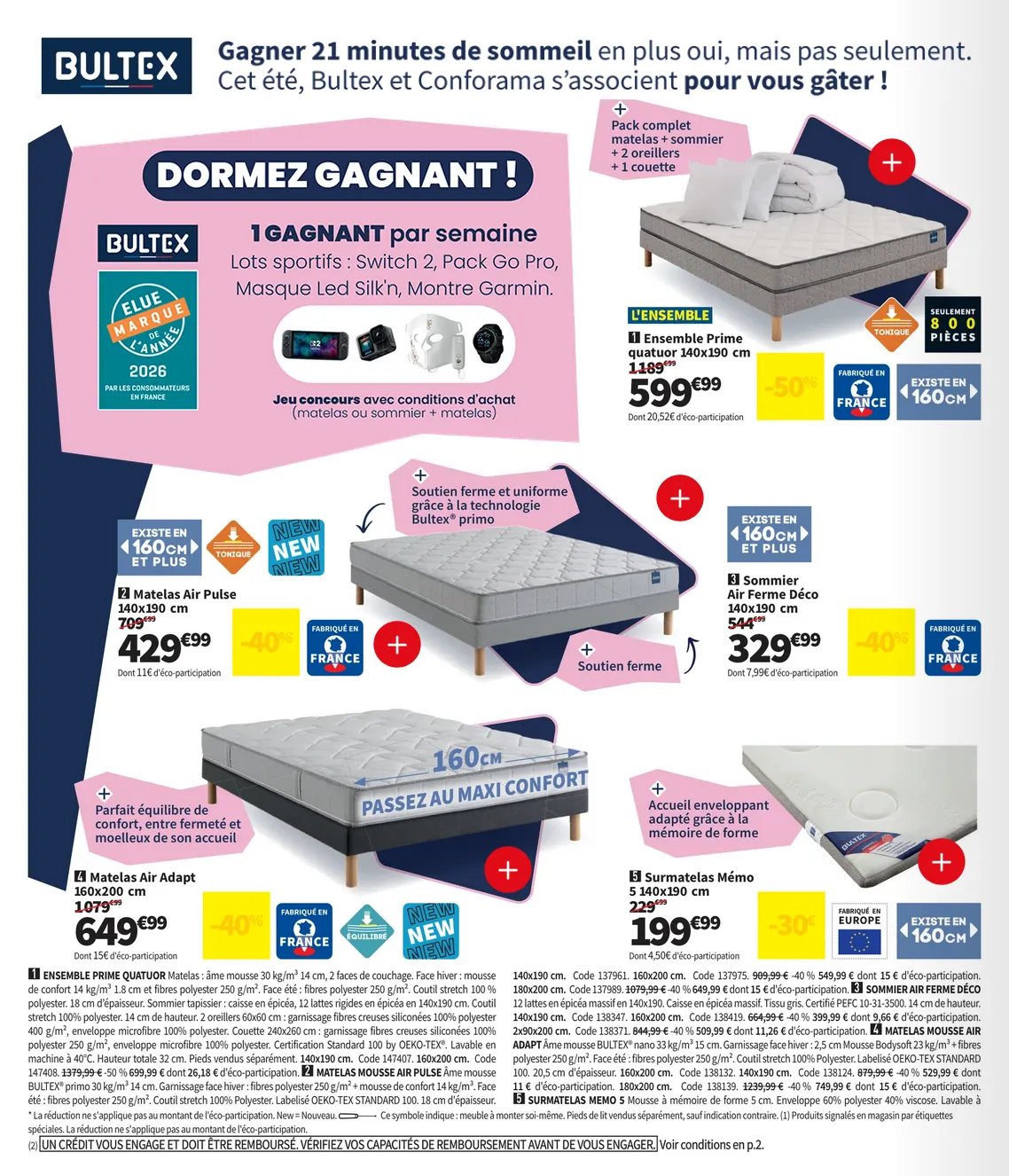  Catalogues Conforama du 9 juin au 6 juillet 2026 - Catalogue page 5