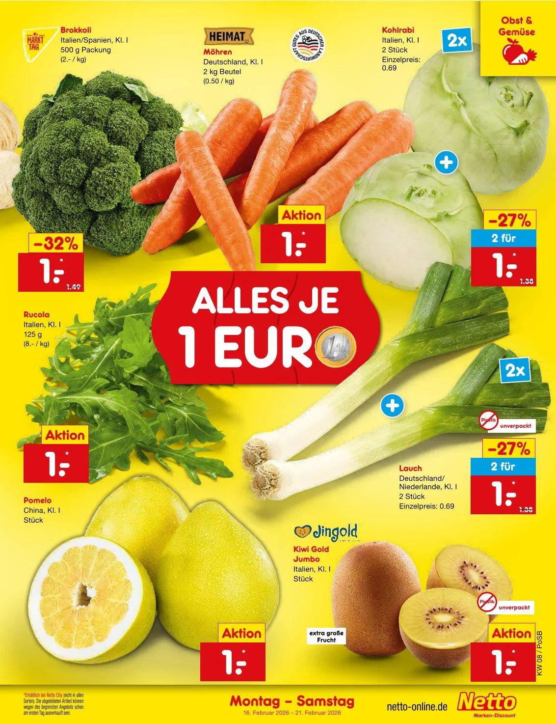 Netto Marken-Discount Angebote von 16. Februar bis 21. Februar 2026 - Prospekt seite 5
