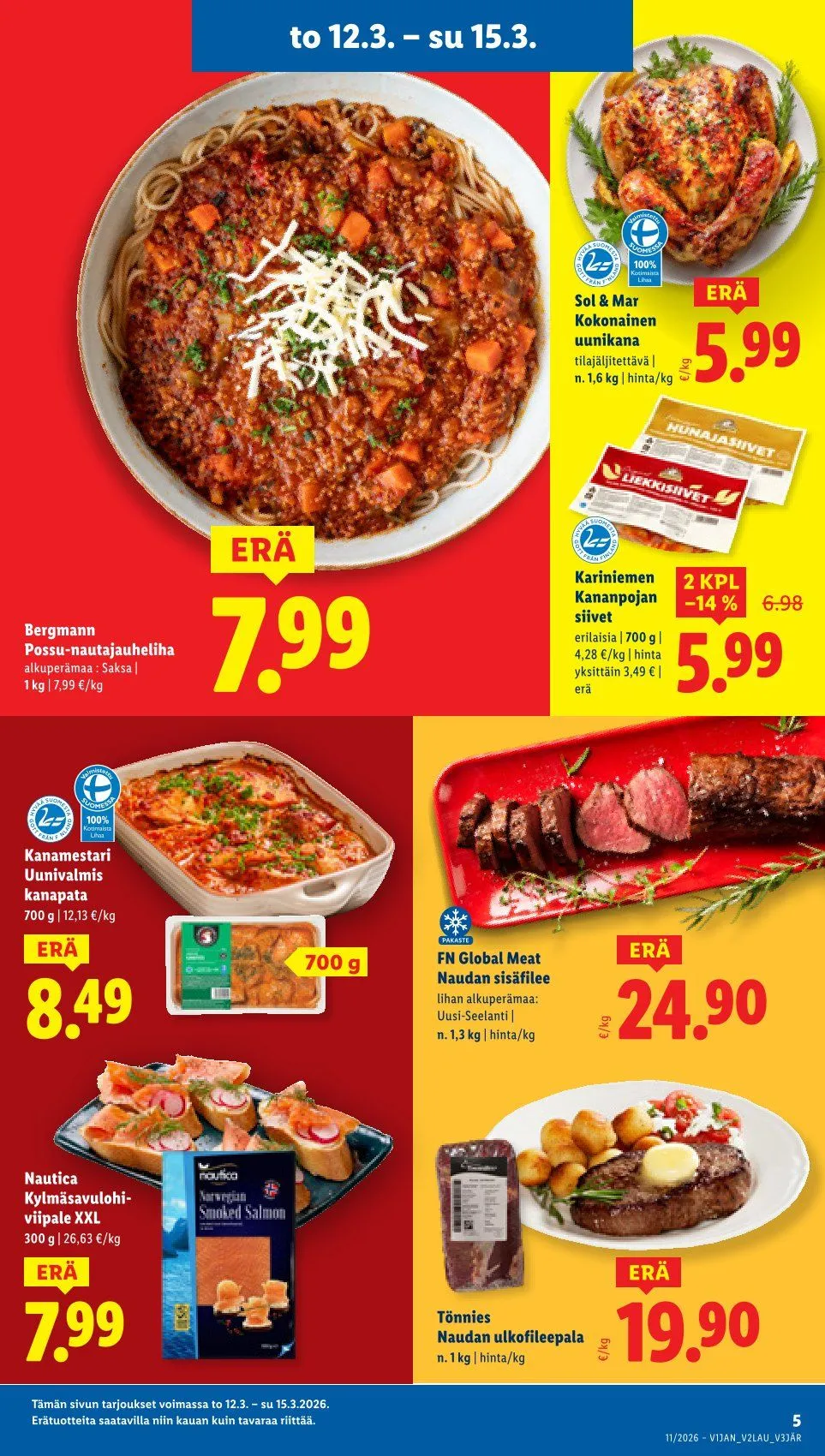 Kaupan Lidl uusimmat tarjoukset voimassa alkaen 12. maaliskuuta - 18. maaliskuuta 2026 - Tarjouslehti sivu 5