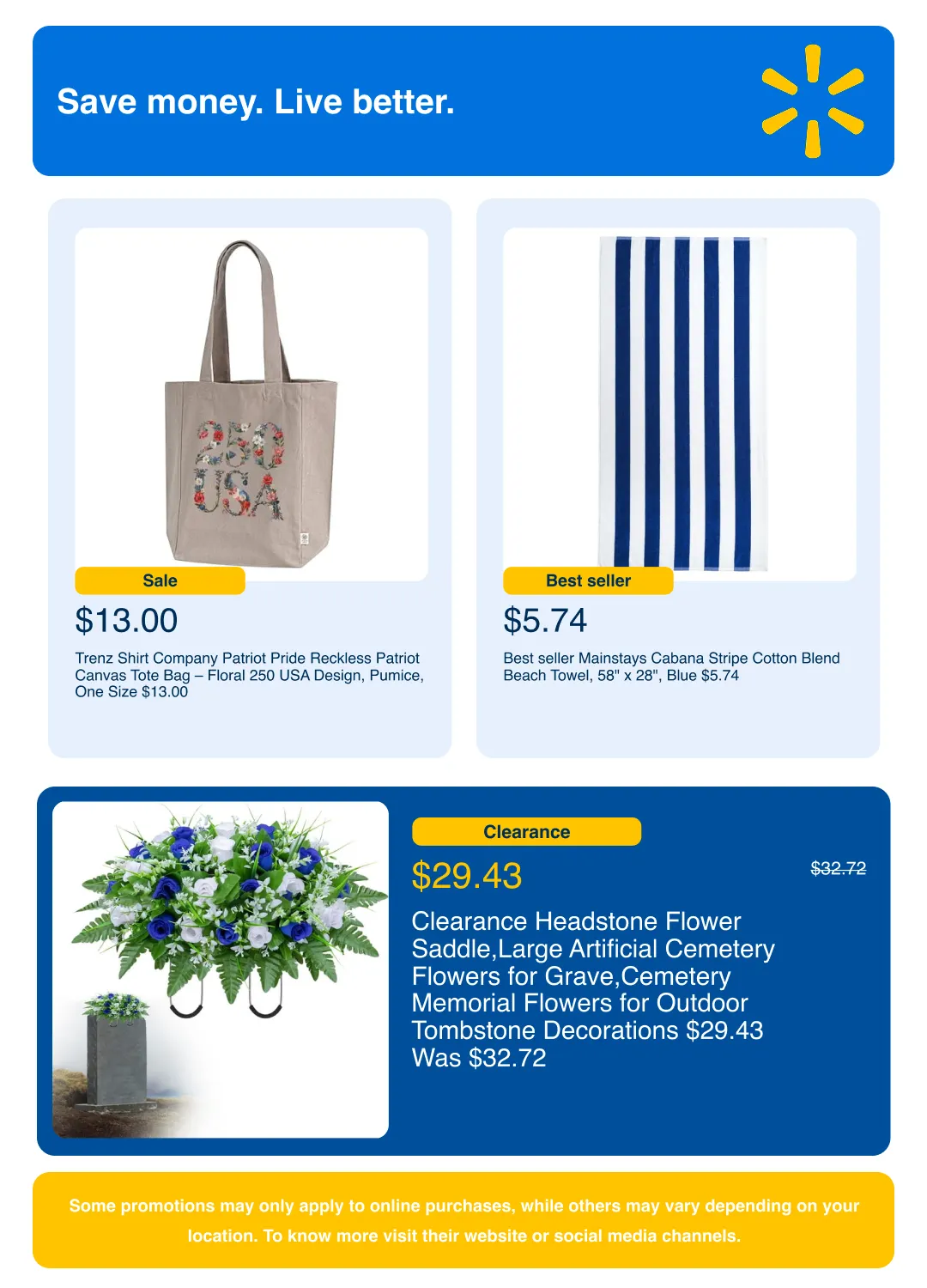 Weekly promotion Walmart Sales spanning from May 22 to June 10 2026 - Page 5 for Catalogue 365