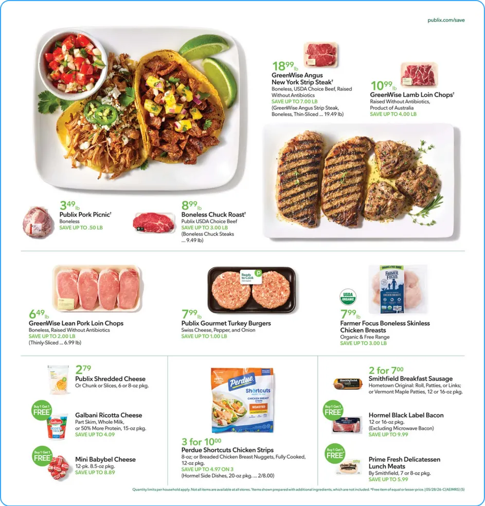 Weekly promotion Publix Sales spanning from May 27 to June 2 2026 - Page 5 for Catalogue 365