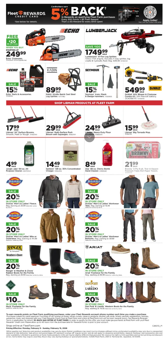 Weekly ad Fleet Farm Sales from February 9 to February 15 2026 - Page 5