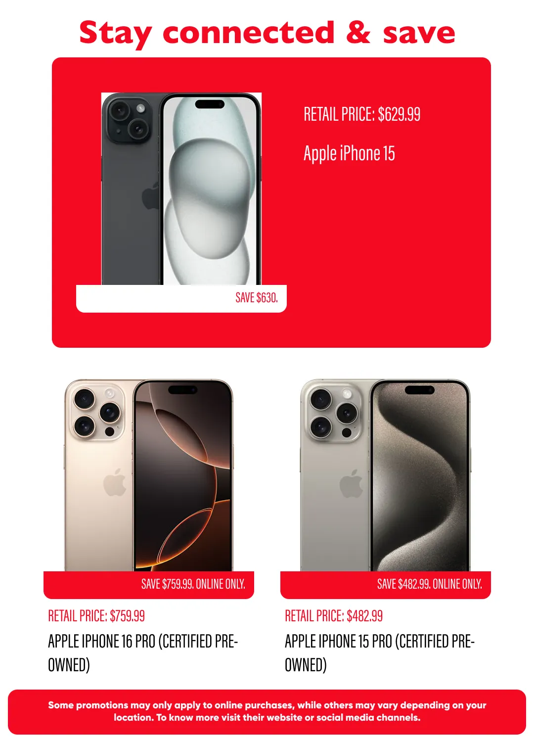 Weekly promotion Verizon Sales spanning from April 1 to April 20 2026 - Page 5 for Catalogue 365