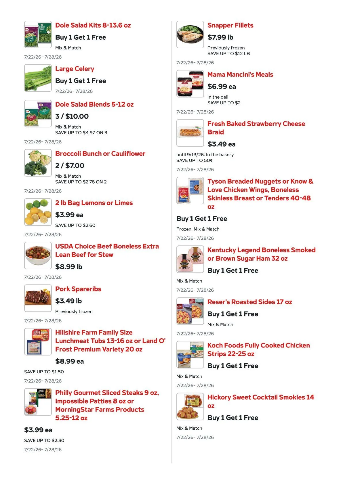 Weekly ad Harveys Supermarket  from July 22 to July 28 2026 - Page 5
