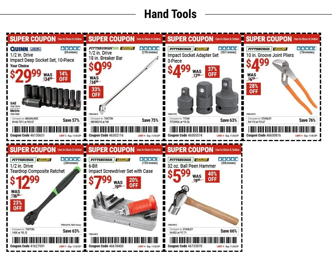 Weekly ad Harbor Freight Sales from October 28 to November 9 2025 - Page 5