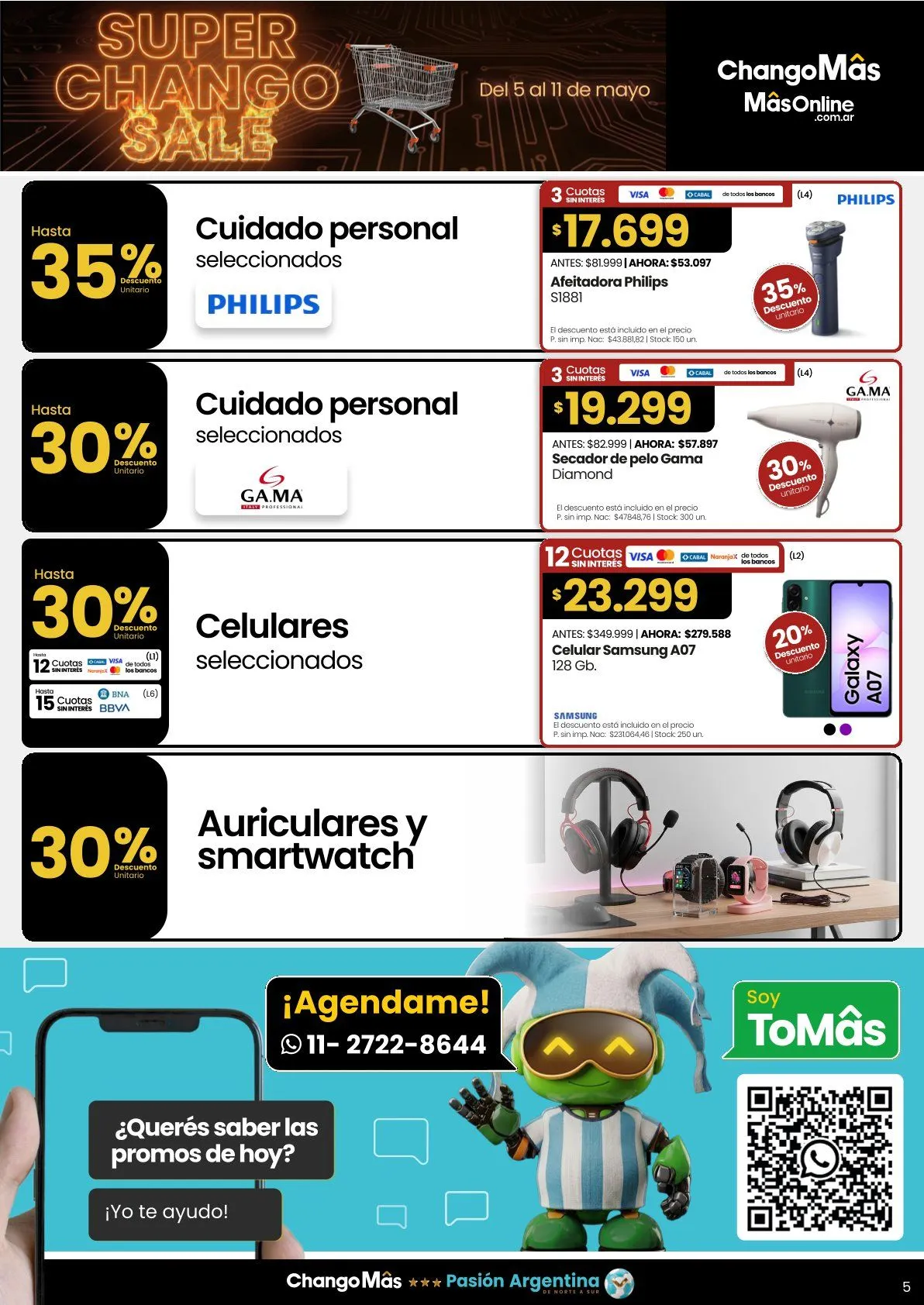Ofertas de  Changomas Ofertas 5 de mayo al 11 de mayo 2026 - Página 5 del catálogo