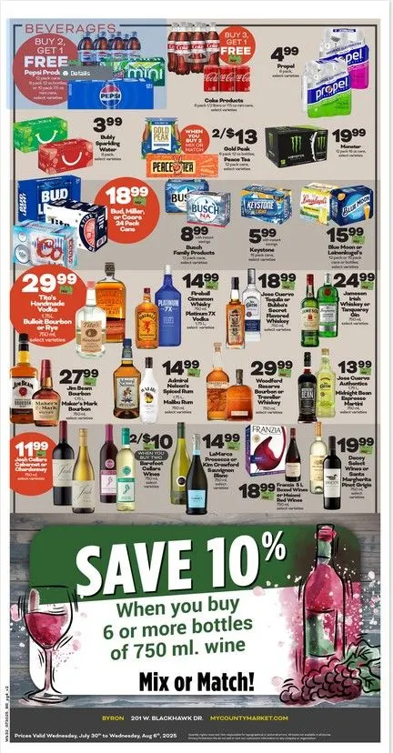 Weekly ad County Market Sales from July 30 to August 6 2025 - Page 4