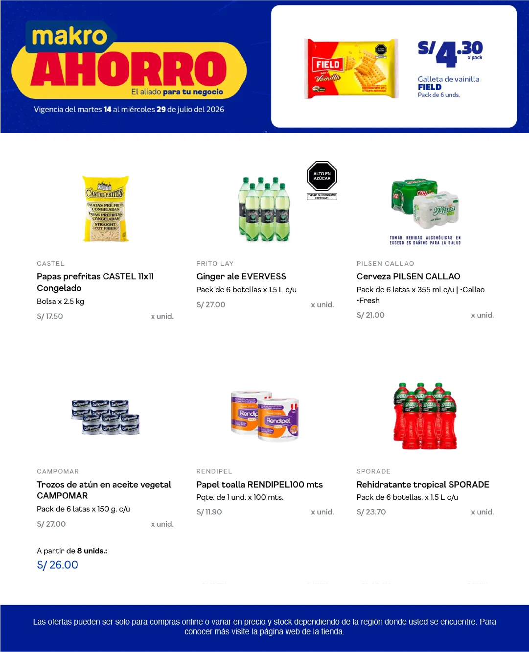 Catalogo de  Makro Ofertas 14 de julio al 28 de julio 2026 - Pag 4