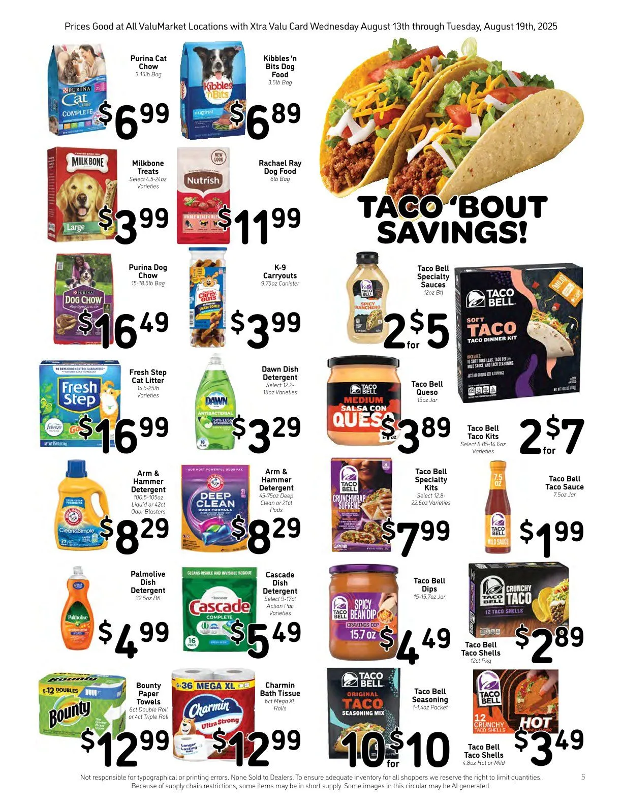 Weekly ad ValuMarket Sales from August 13 to August 19 2025 - Page 5