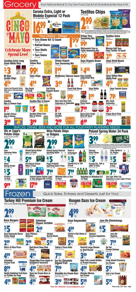 Weekly promotion King Kullen Angebote spanning from May 1 to May 7 2026 - Page 5 for Catalogue 365