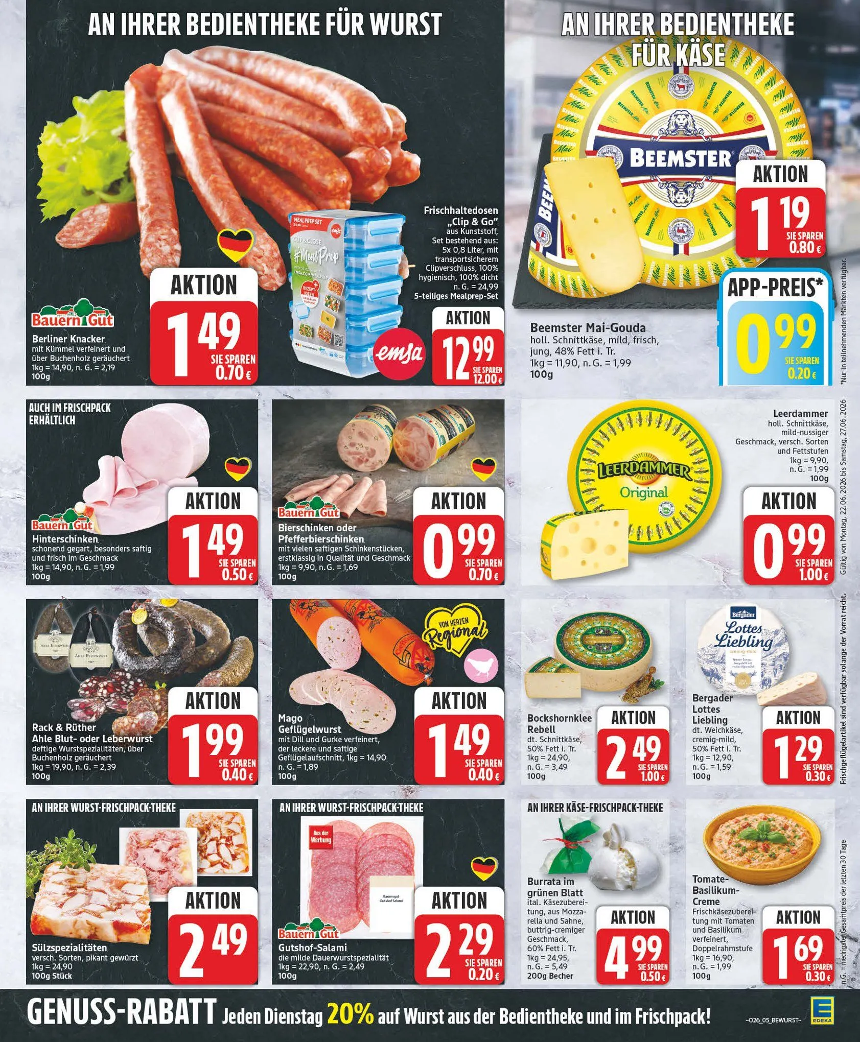 Edeka Angebote von 22. Juni bis 27. Juni 2026 - Prospekt seite 5