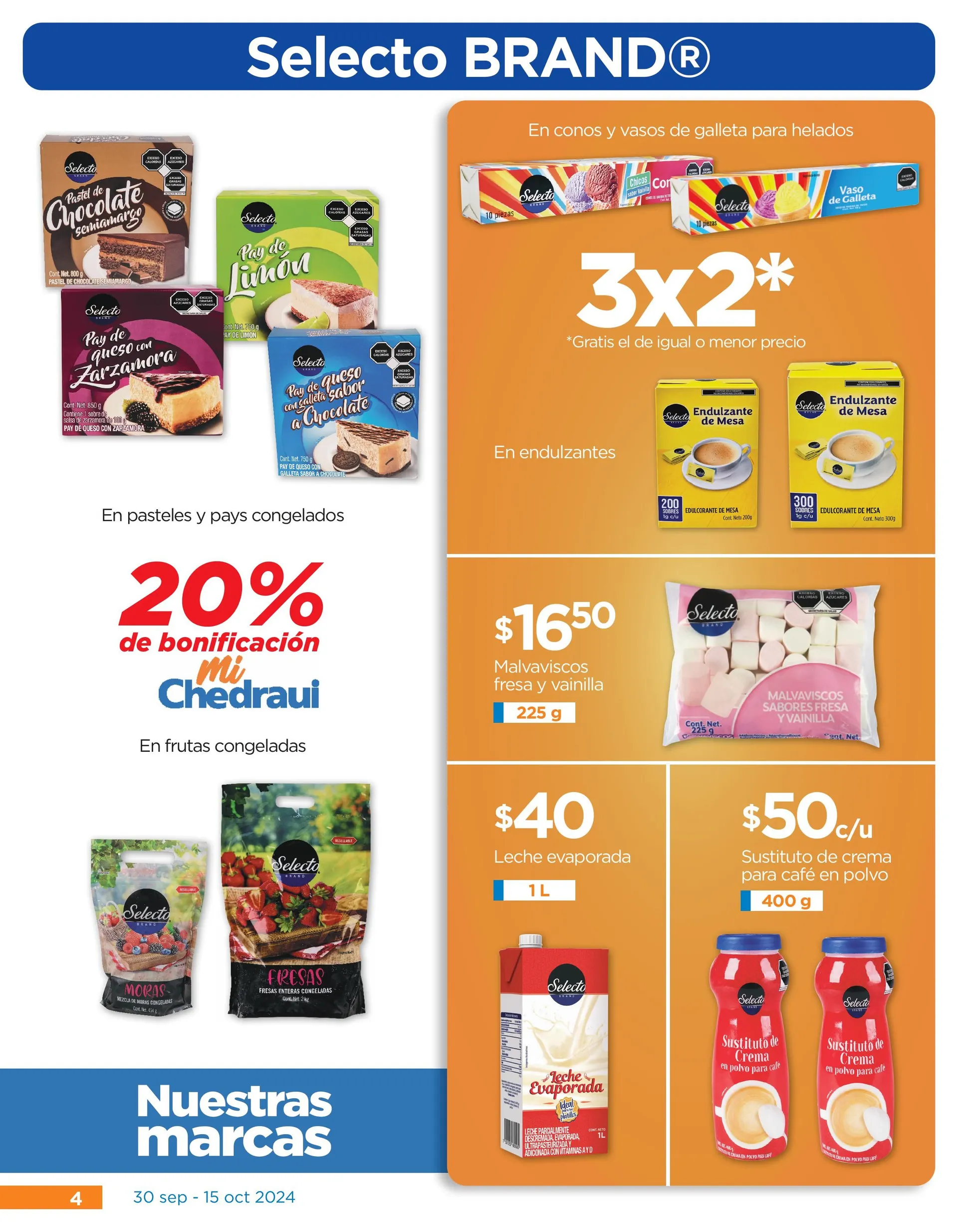 Catálogo de Últimas ofertas en marcas de Chedraui 30 de septiembre al 15 de octubre 2024 - Pagina 4