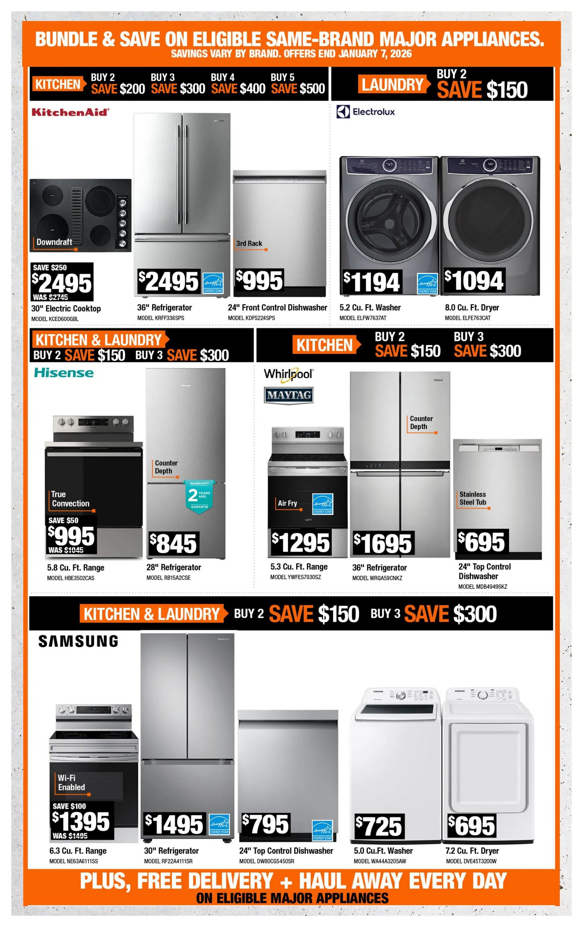 The Home Depot Sales from January 1 to January 14 2026 - flyer page 5