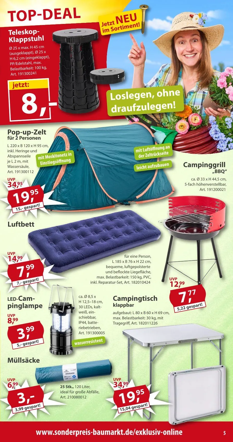 Sonderpreis-Baumarkt Angebote von 9. Mai bis 15. Mai 2026 - Prospekt seite 5