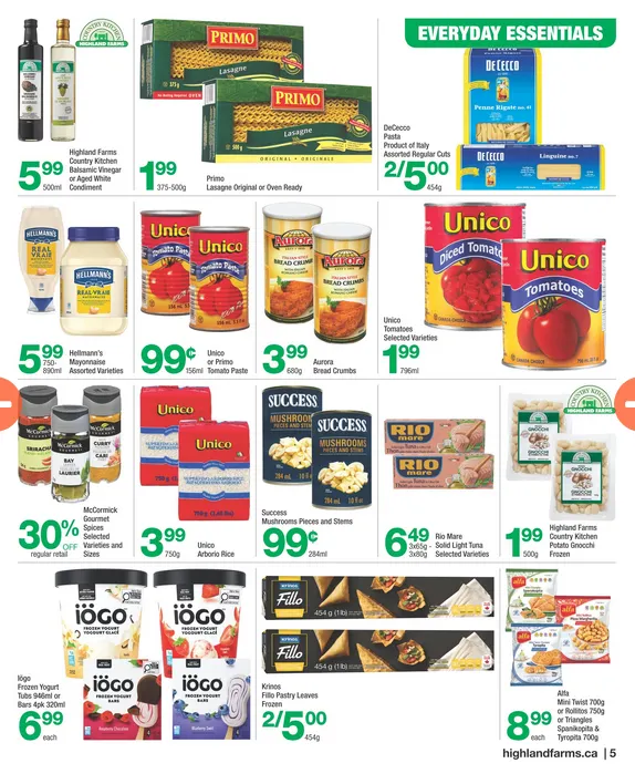 Highland Farms Sales from March 26 to April 8 2026 - flyer page 5