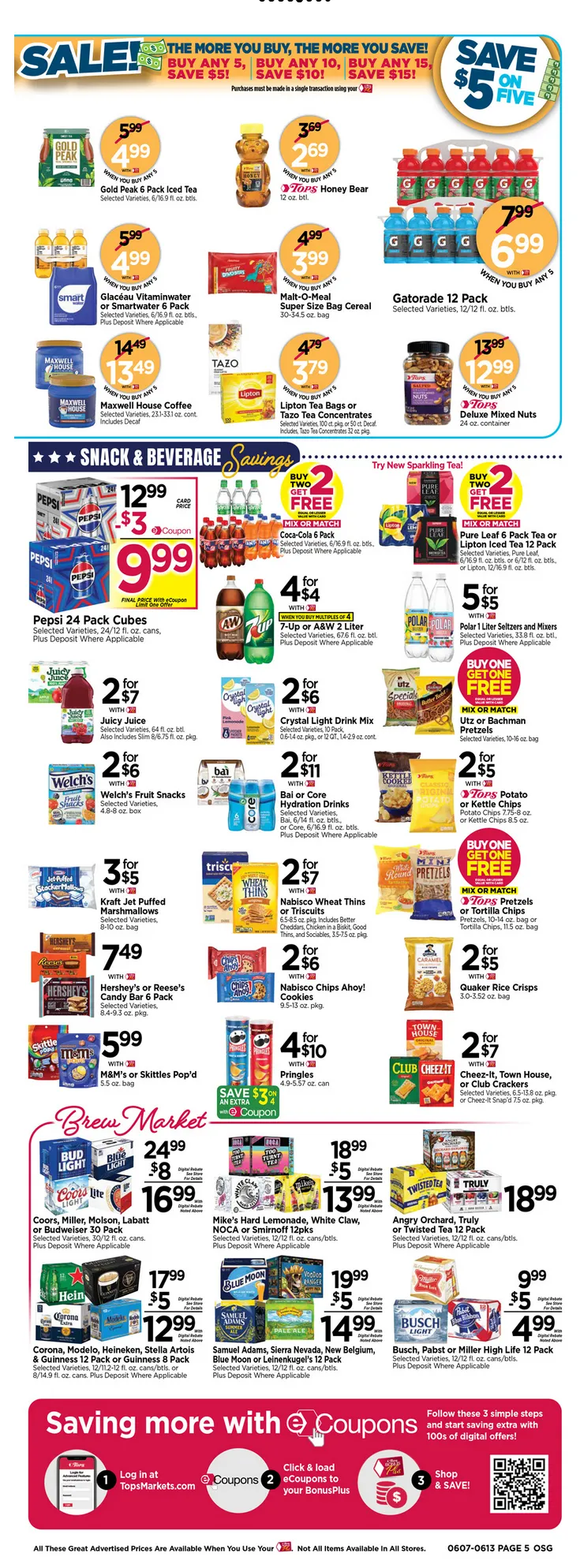 Weekly ad Tops Friendly Markets Sales from June 8 to June 13 2026 - Page 5