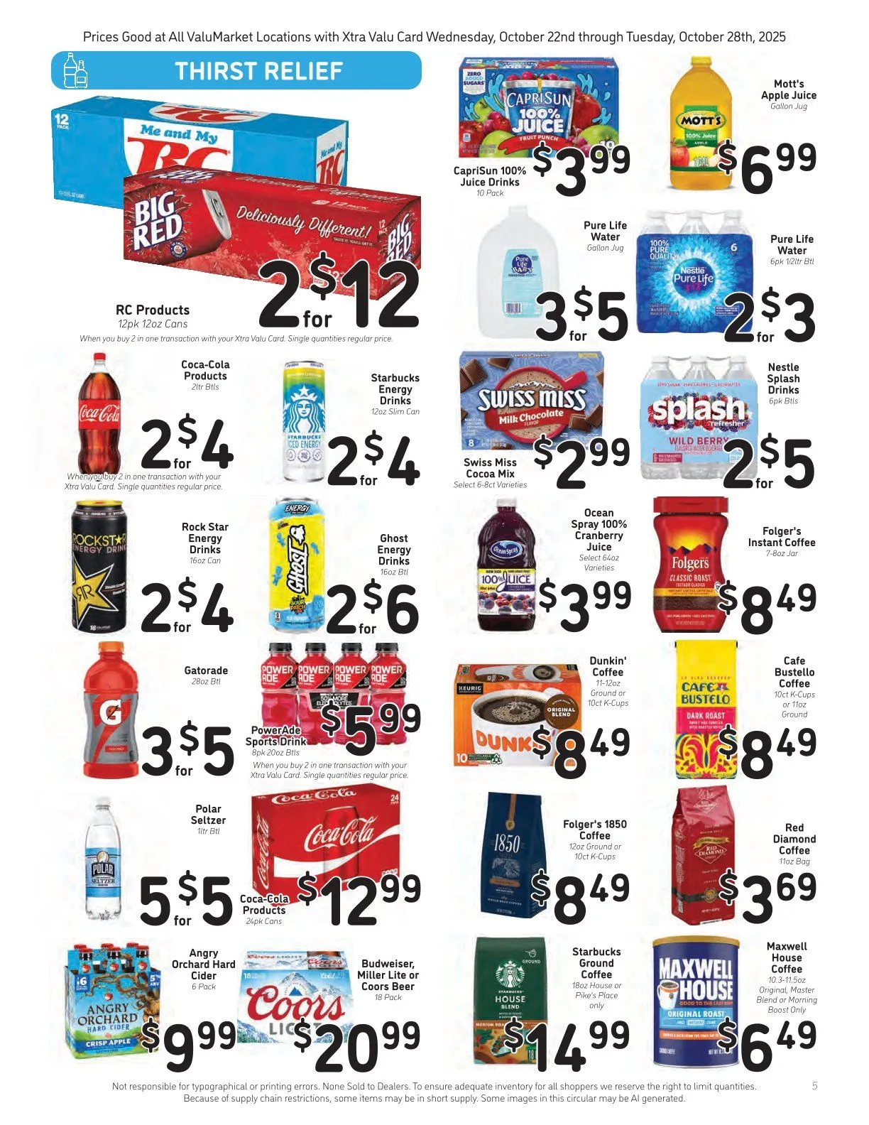 Weekly ad ValuMarket Sales from October 22 to October 28 2025 - Page 5