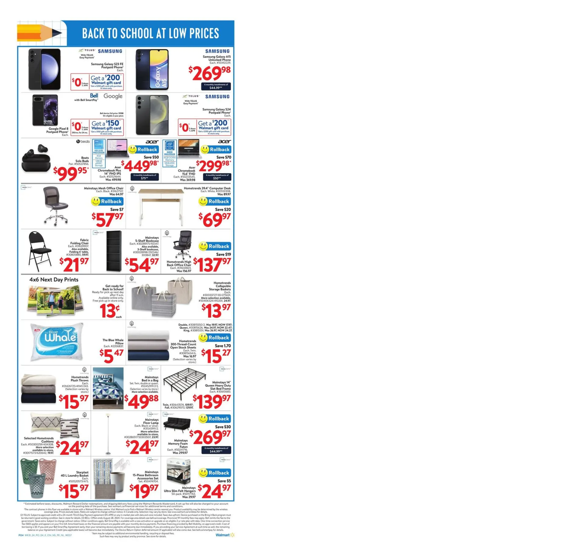 Walmart weekly flyer from August 22 to August 28 2024 - flyer page 4