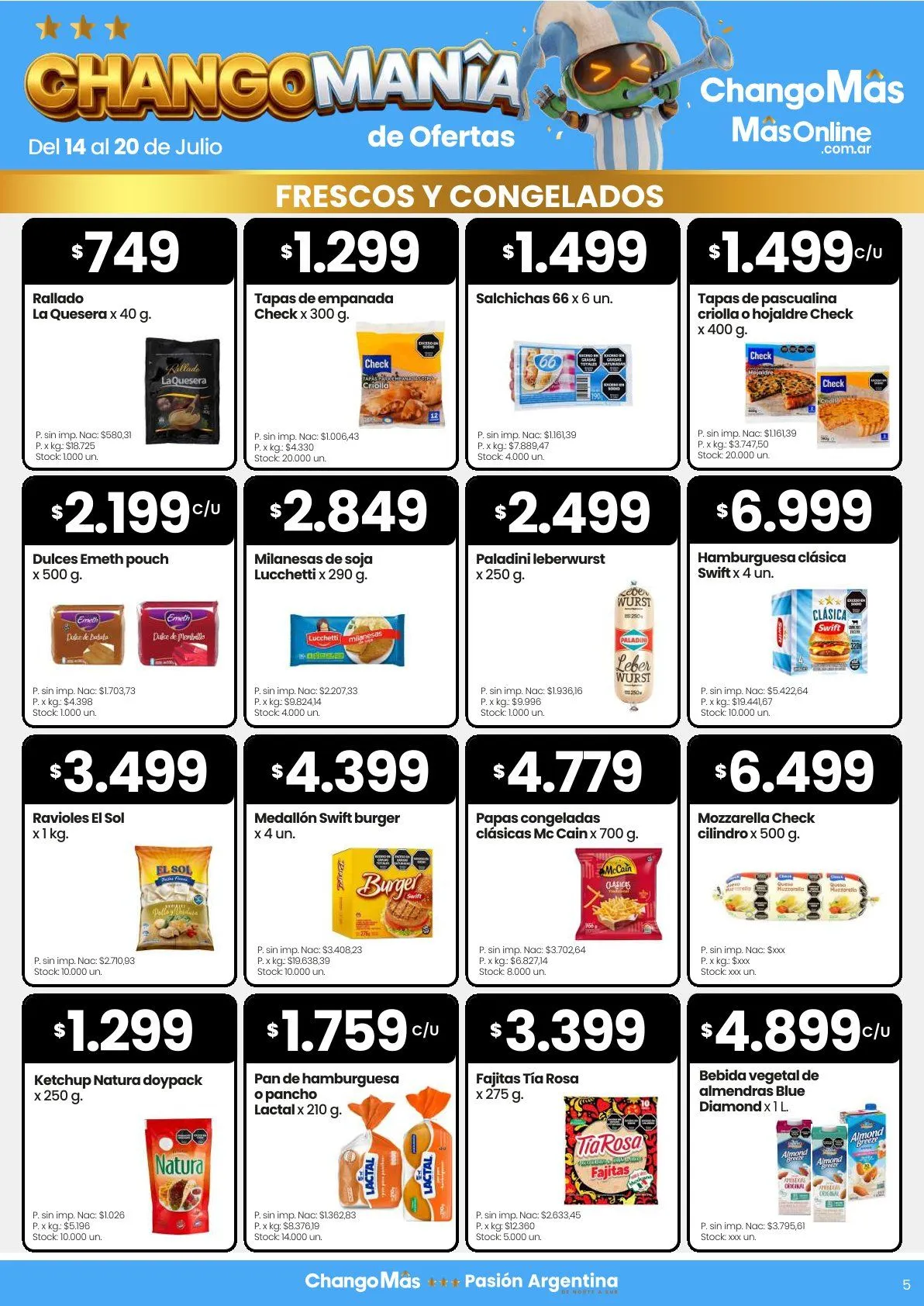 Ofertas de Changomas  Ofertas 14 de julio al 20 de julio 2026 - Página 5 del catálogo