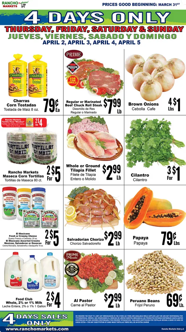Weekly ad Rancho Markets Sales from March 31 to April 6 2026 - Page 5