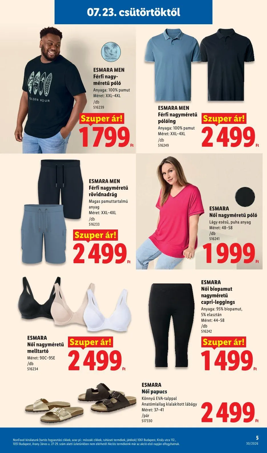 Katalógus Lidl legfrissebb ajánlatai július 23.-tól július 23.-ig 2026. - Oldal 5