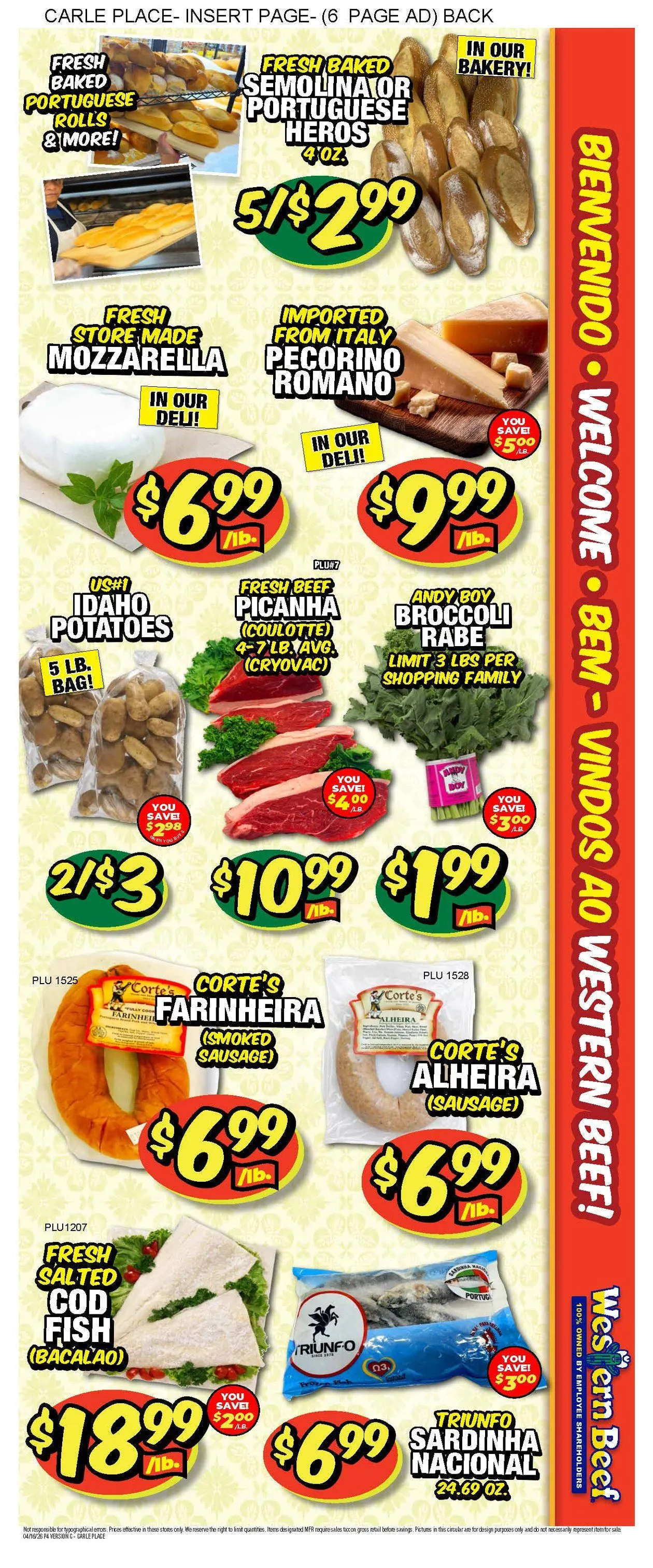 Weekly promotion Western Beef Sales spanning from April 16 to April 22 2026 - Page 5 for Catalogue 365