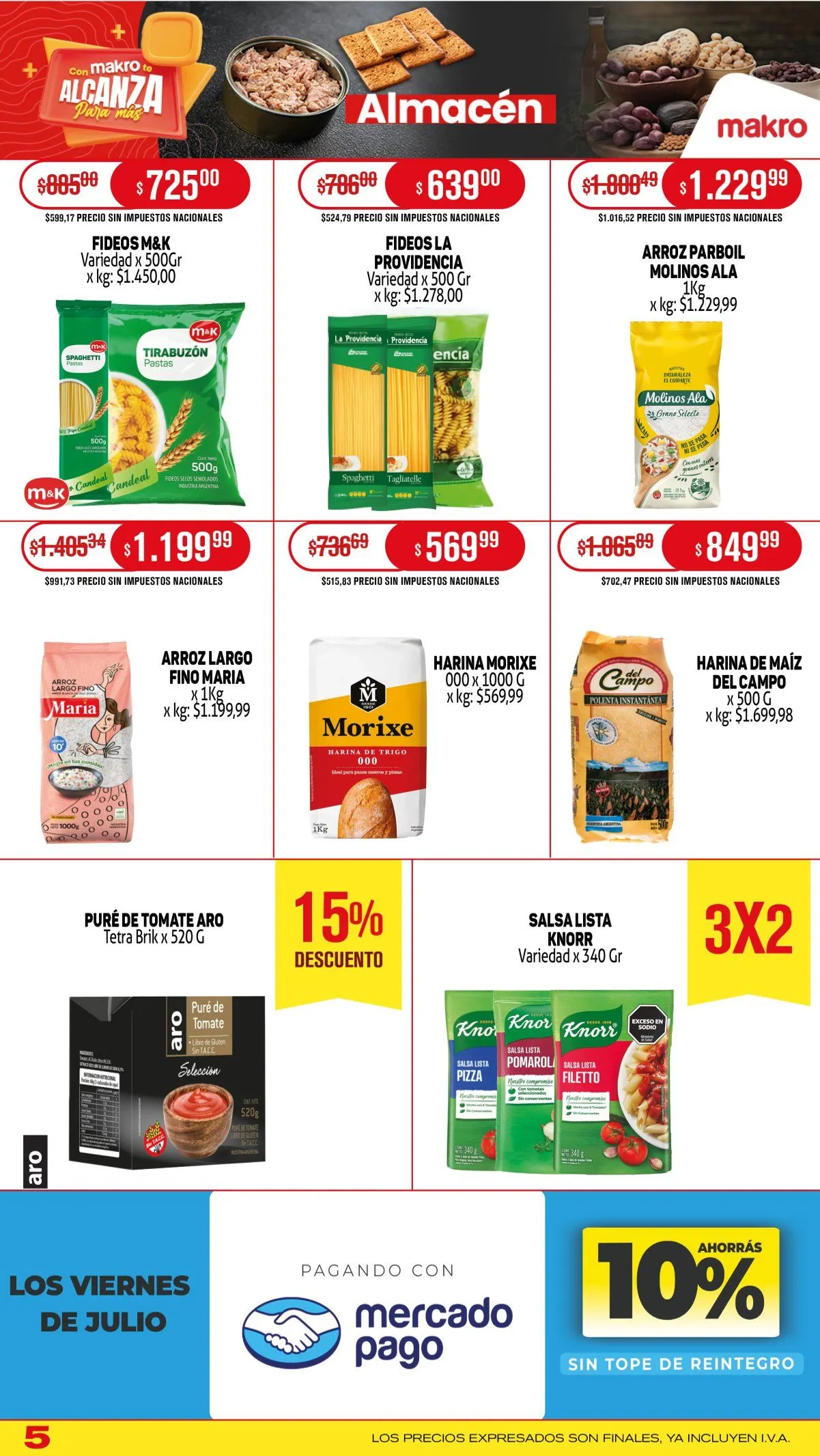 Ofertas de Ofertas Makro Sales 3 de julio al 9 de julio 2025 - Página 5 del catálogo