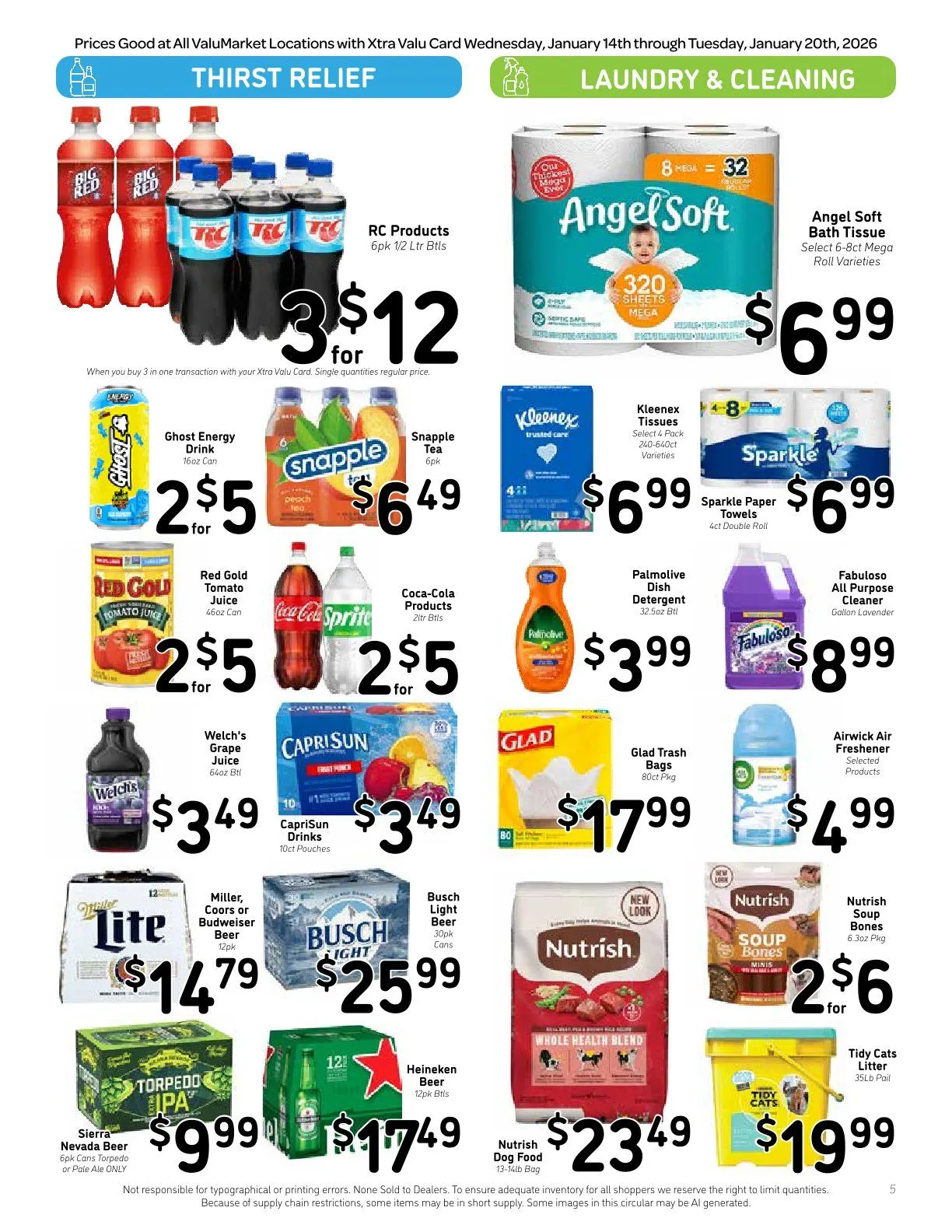 Weekly ad ValuMarket Sales from January 14 to January 20 2026 - Page 5