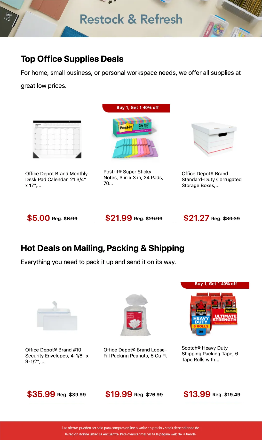 Weekly ad Office DEPOT Sales from January 16 to January 31 2026 - Page 4