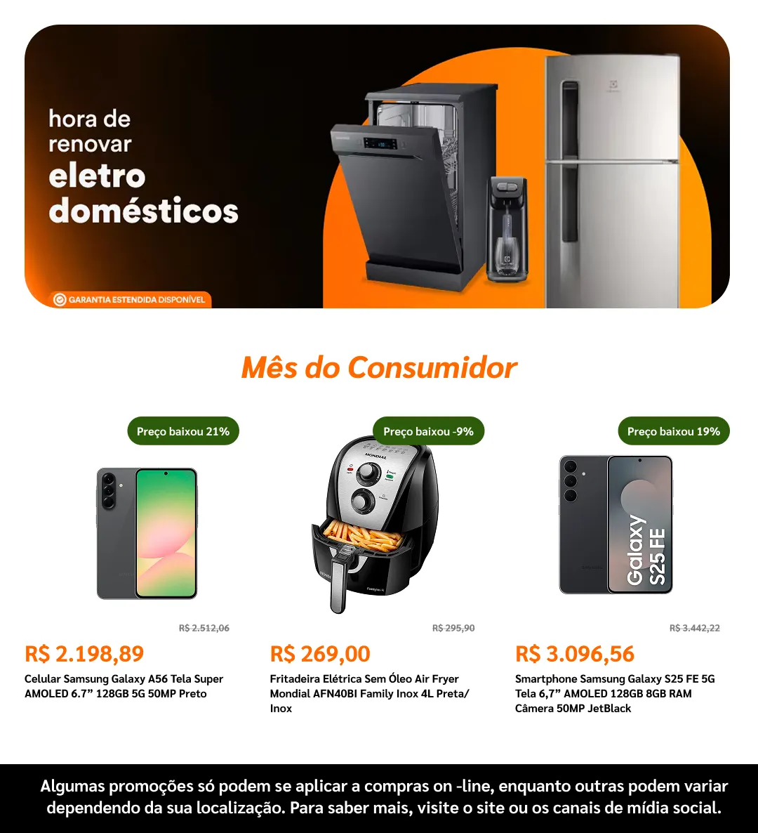 Encarte de  Ponto Frio 5 de março até 25 de março 2026 - Pagina 5