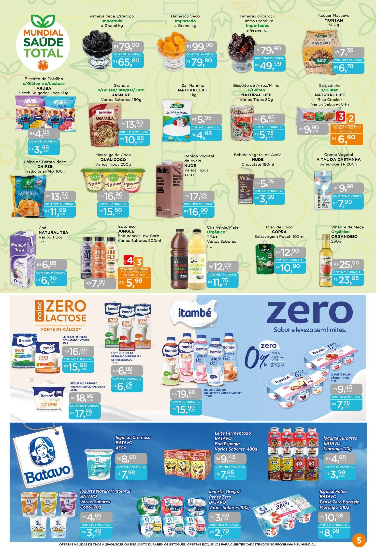 Encarte de Folhetos Supermercados Mundial 13 de junho até 26 de junho 2025 - Pagina 5