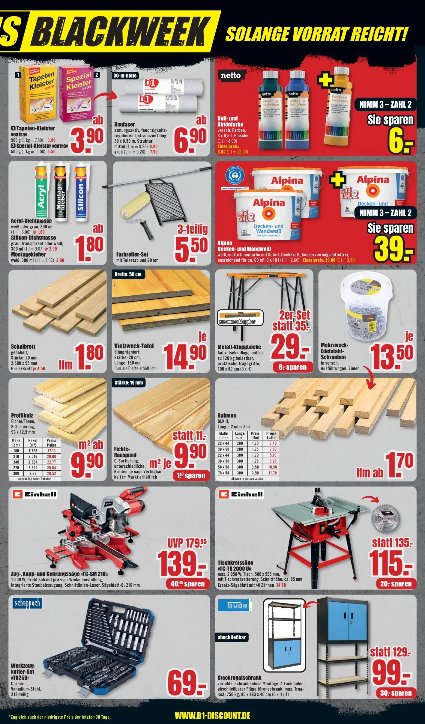 Prospekt B1 Discount Baumarkt von 27. September bis 2. Oktober 2025 - Prospekt seite 5