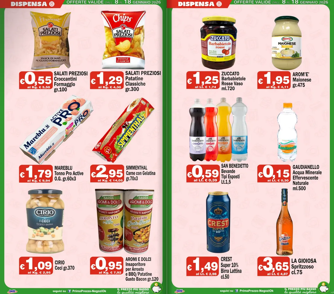Volantini Primo Prezzo da 8 gennaio a 18 gennaio di 2026 - Pagina del volantino 5