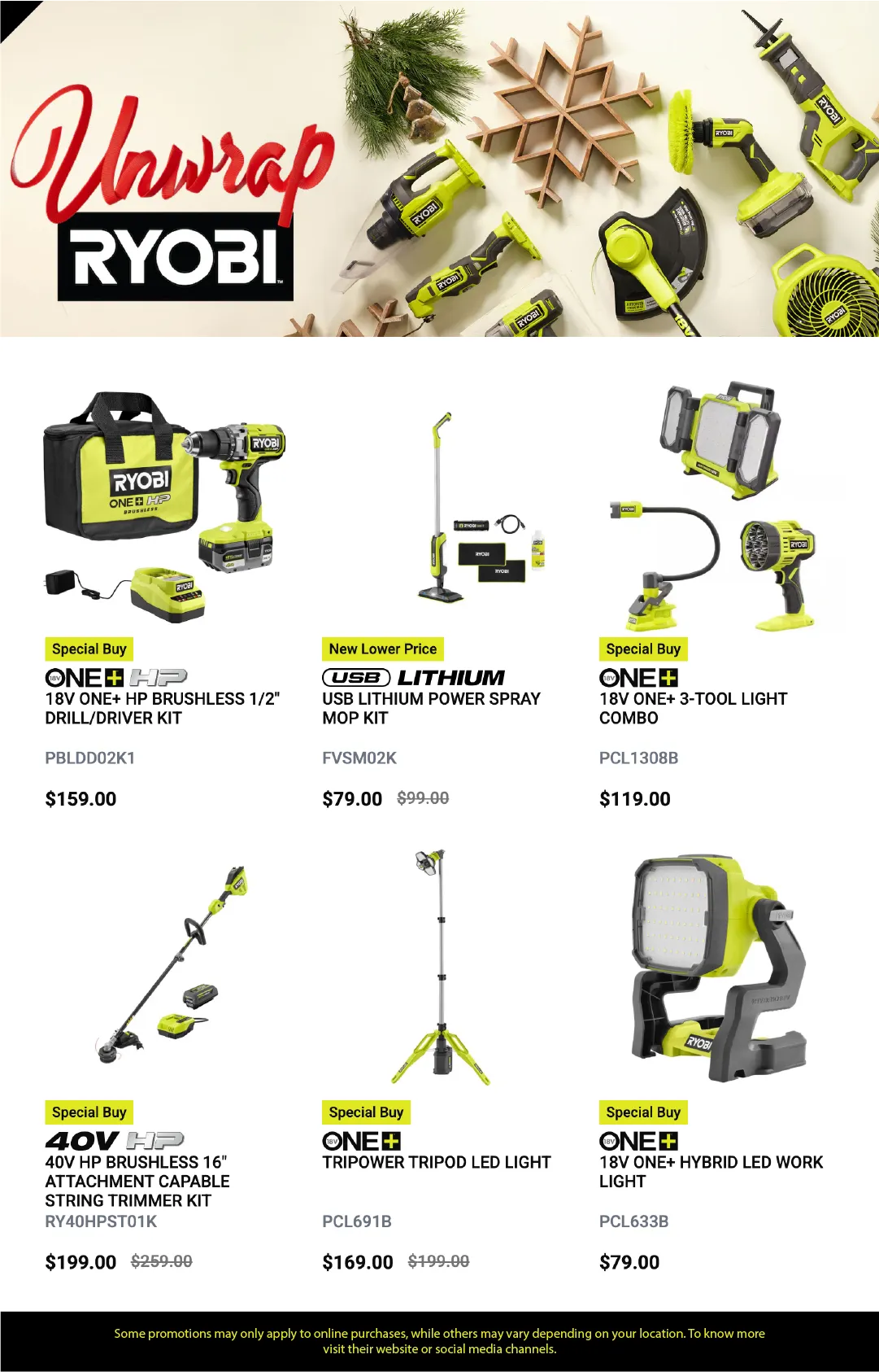 Weekly promotion Ryobi Sales spanning from November 25 to December 6 2025 - Page 4 for Catalogue 365