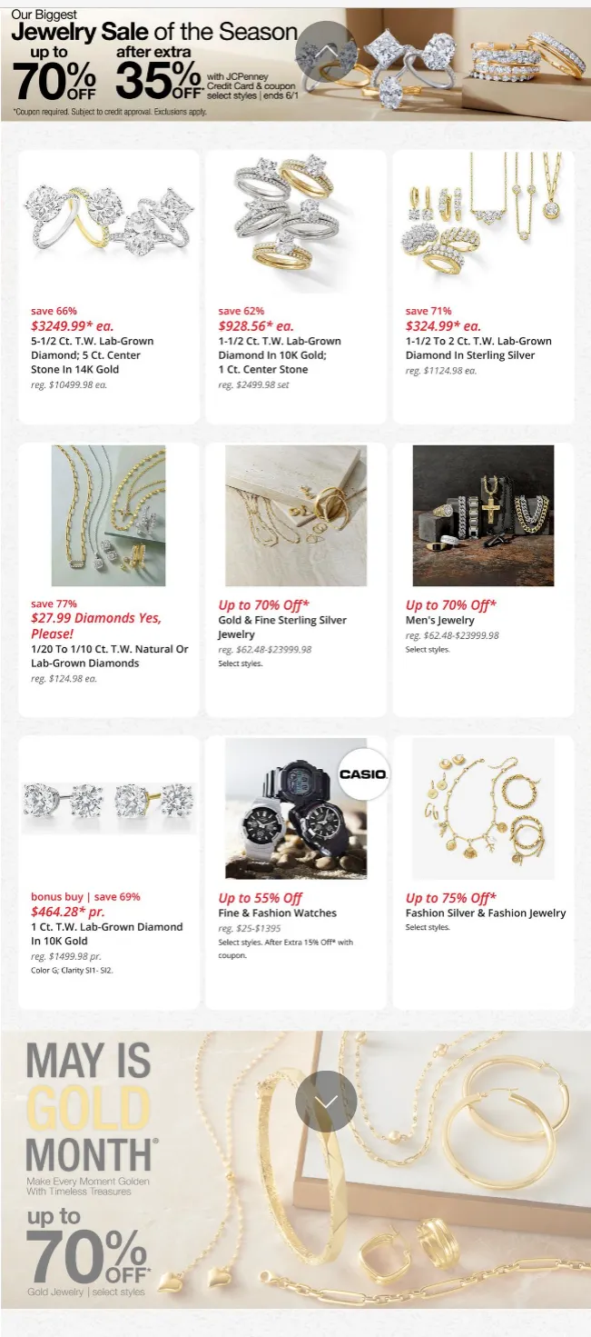 Weekly promotion JCPenney Sales spanning from May 26 to May 31 2026 - Page 5 for Catalogue 365
