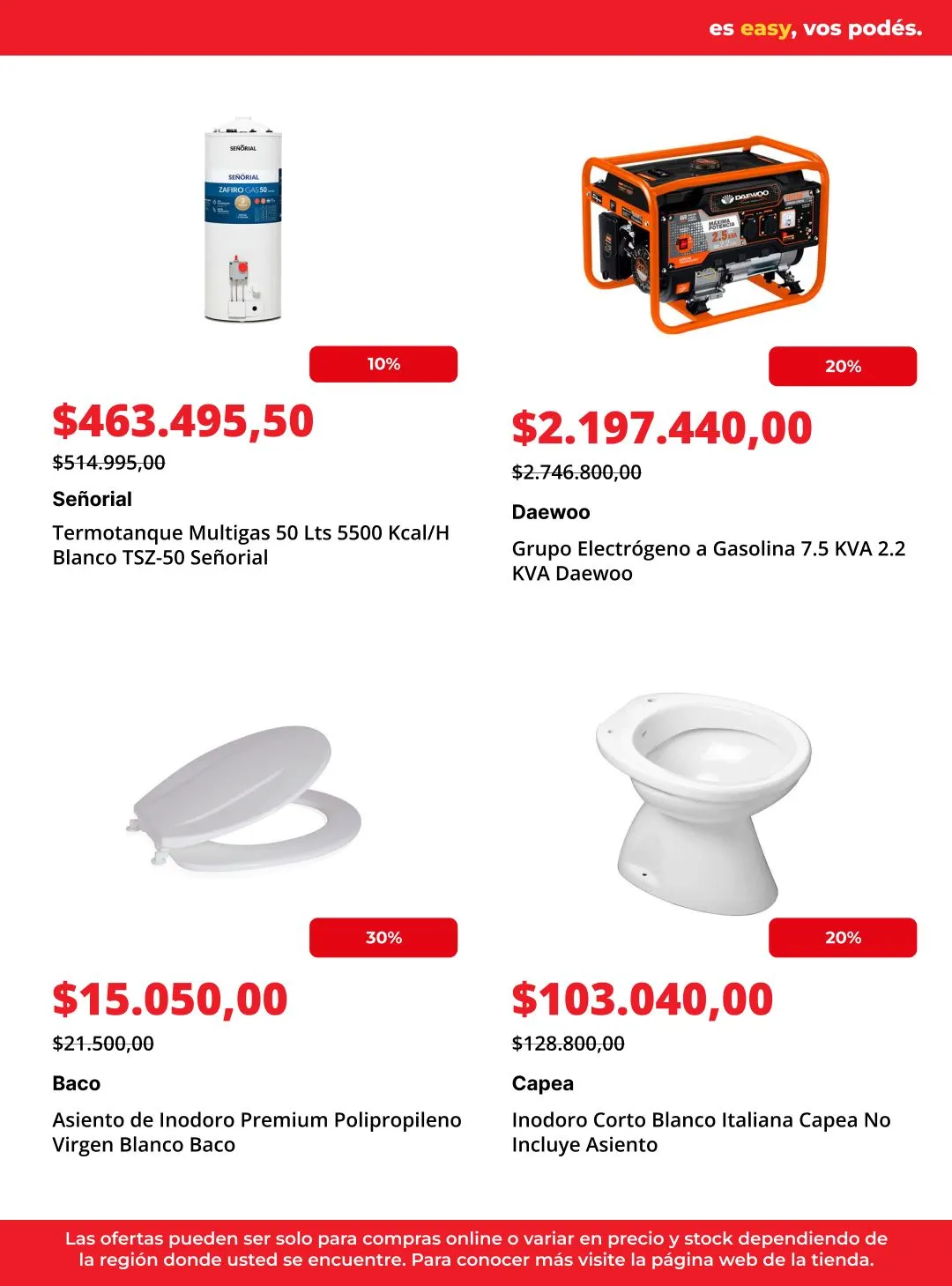 Ofertas de Easy Ofertas 7 de julio al 22 de julio 2026 - Página 4 del catálogo