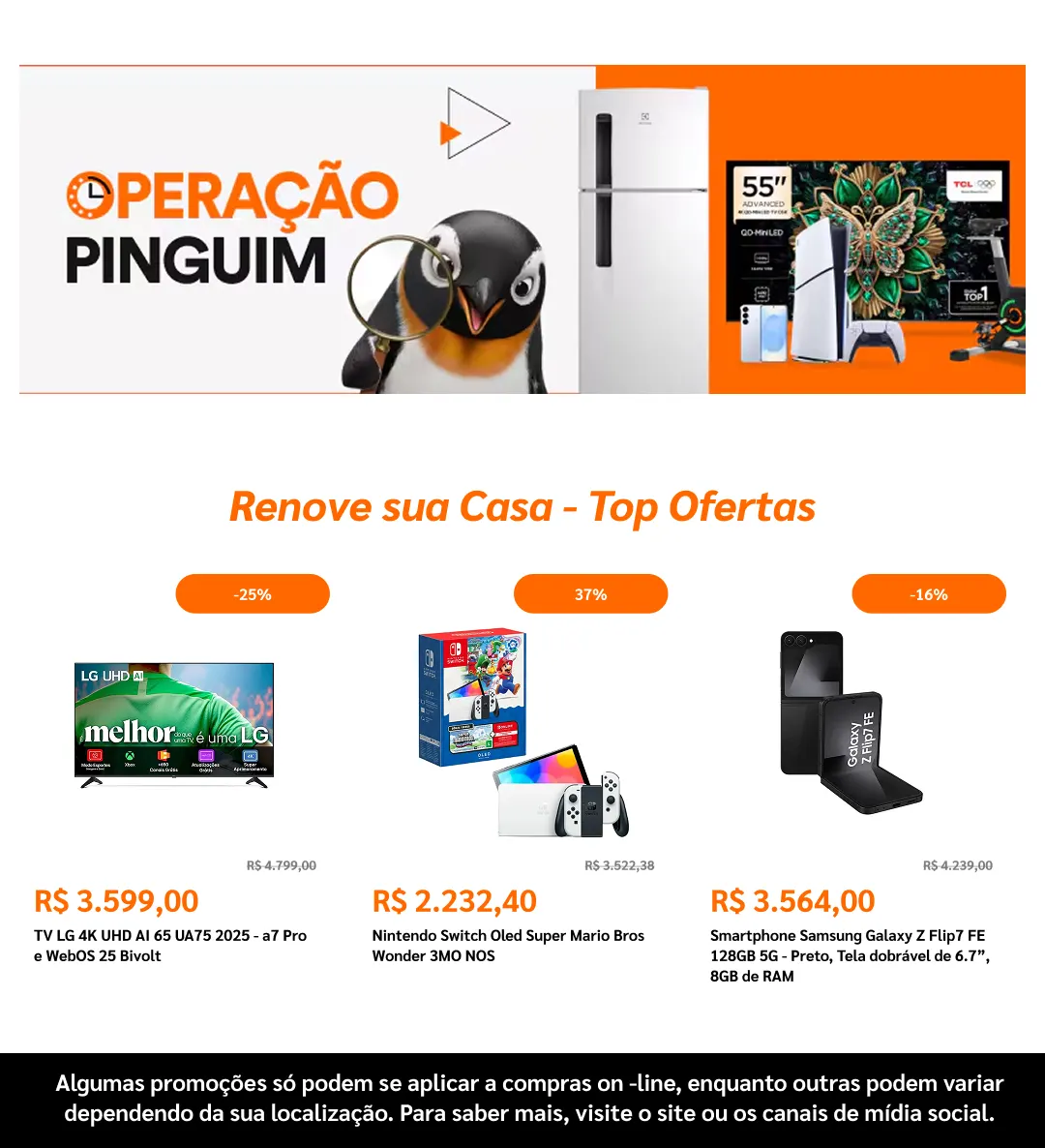 Encarte de  Ponto Frio  29 de julho até 17 de agosto 2026 - Pagina 5