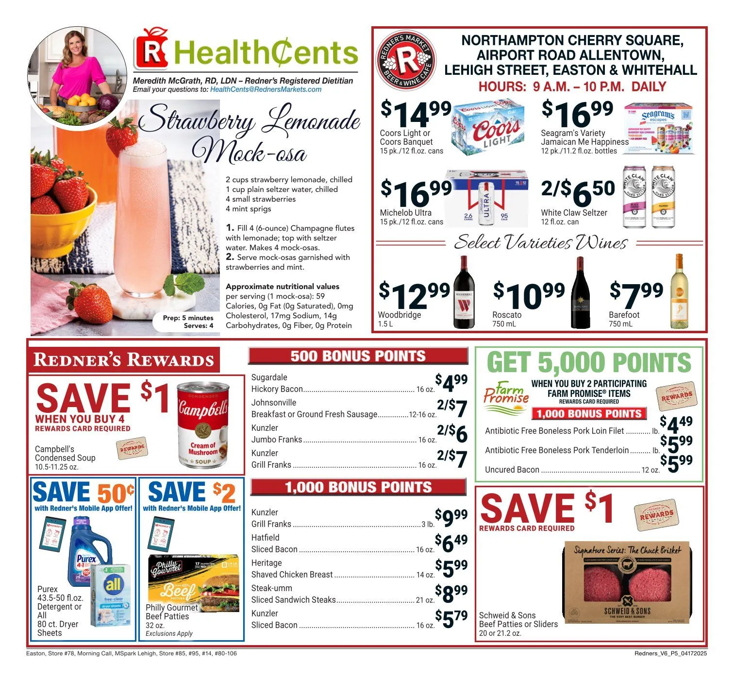 Weekly ad Redner's Market Deals from April 17 to April 23 2025 - Page 5
