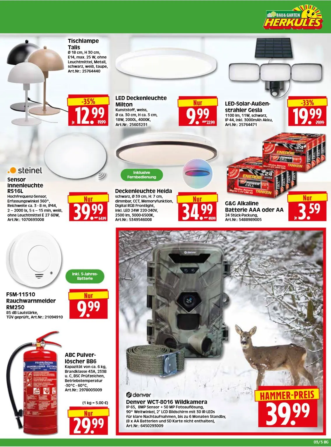 Herkules Baumarkt von 12. Januar bis 17. Januar 2026 - Prospekt seite 5