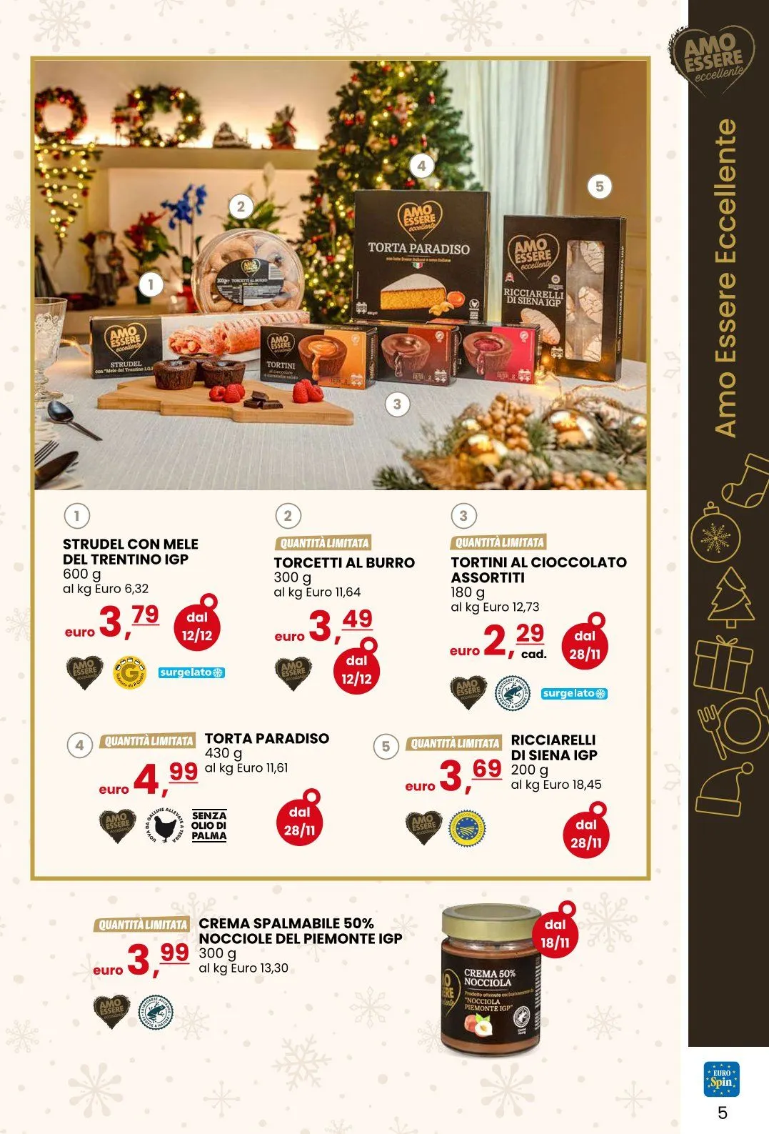 EuroSpin Brochure Offerte da 5 dicembre a 27 dicembre di 2024 - Pagina del volantino 5