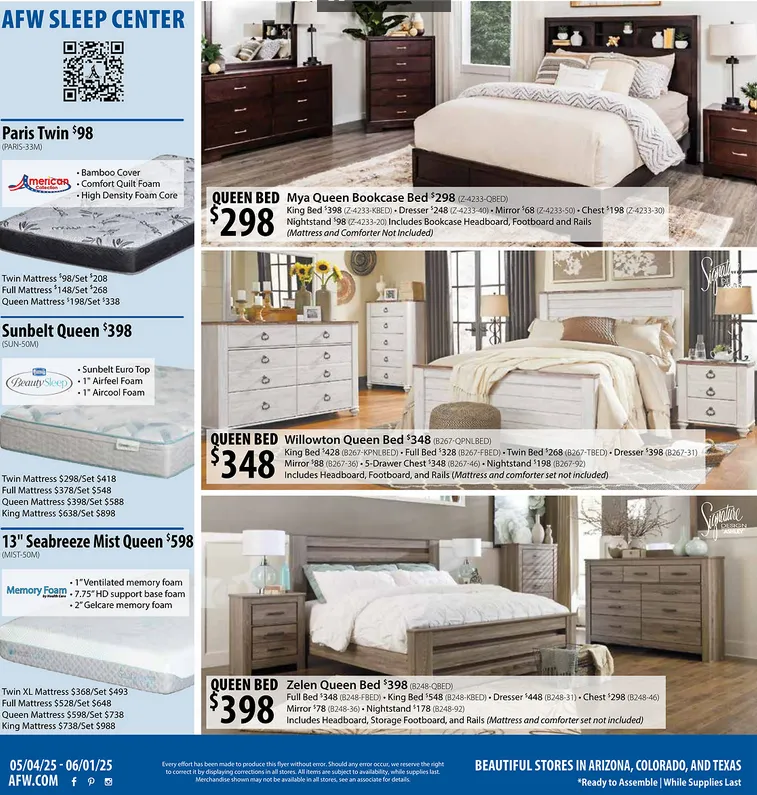 Weekly ad American Furniture Warehouse Sale from May 4 to June 1 2025 - Page 4