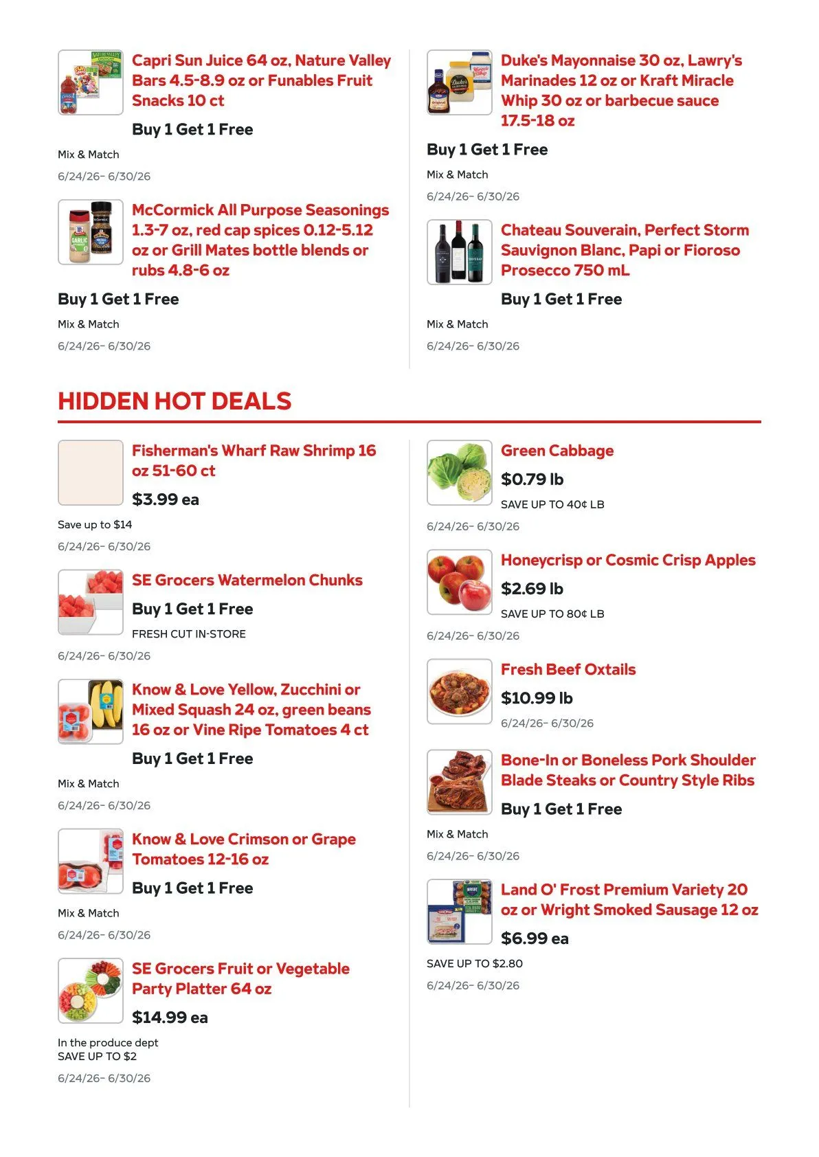 Weekly ad Winn Dixie Sales from June 24 to June 30 2026 - Page 5