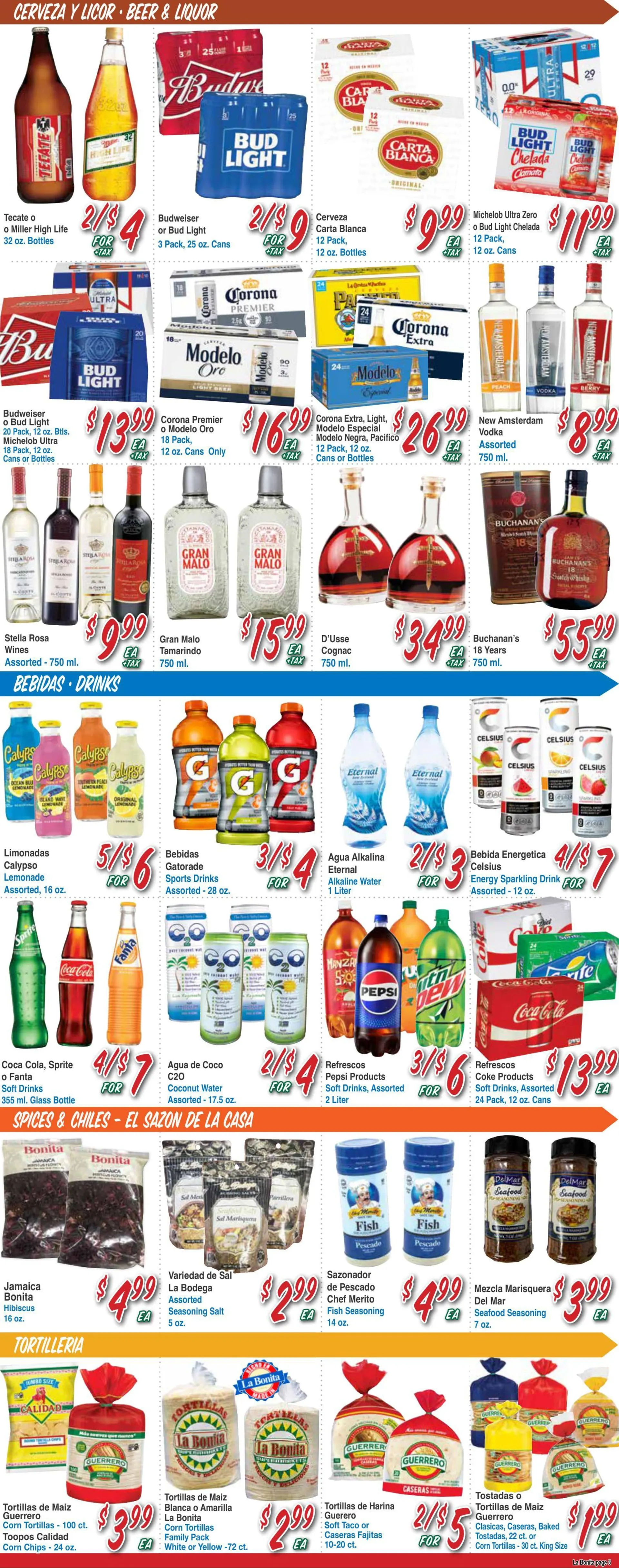Weekly ad La Bonita Supermarkets Sales from March 25 to March 31 2026 - Page 3