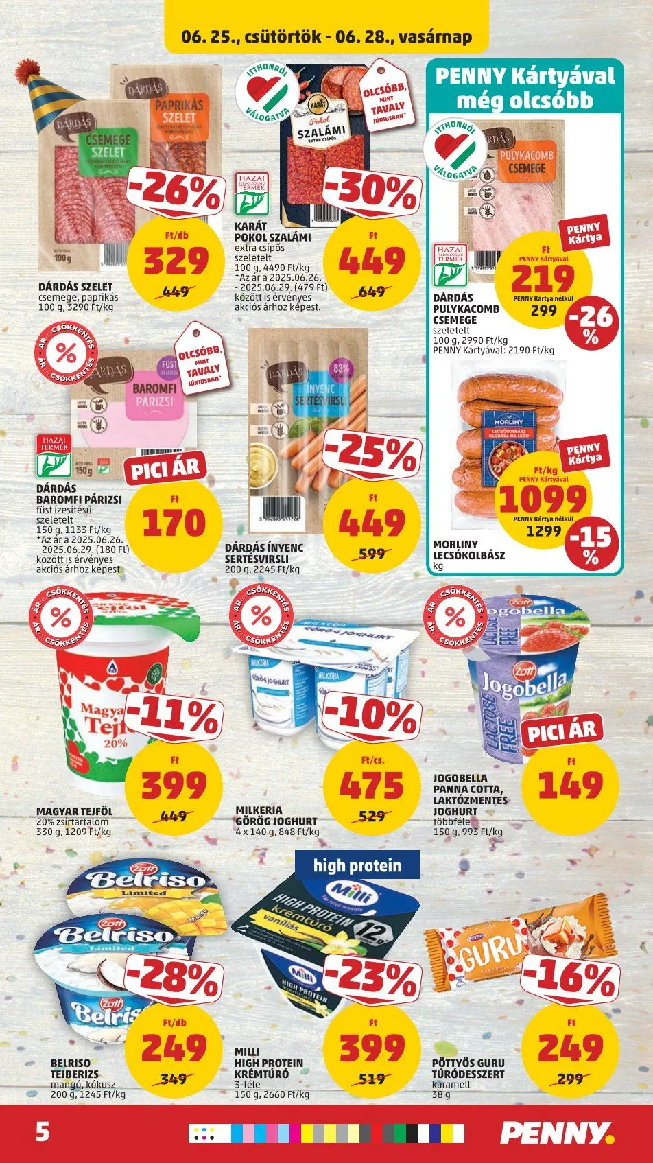 Katalógus  Penny Market legfrissebb ajánlatai június 25.-tól július 1.-ig 2026. - Oldal 5