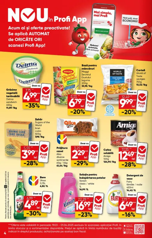Catalog Oferte de neratat Profi de la 19 martie până la 4 aprilie 2025 - Revista Pagina 4