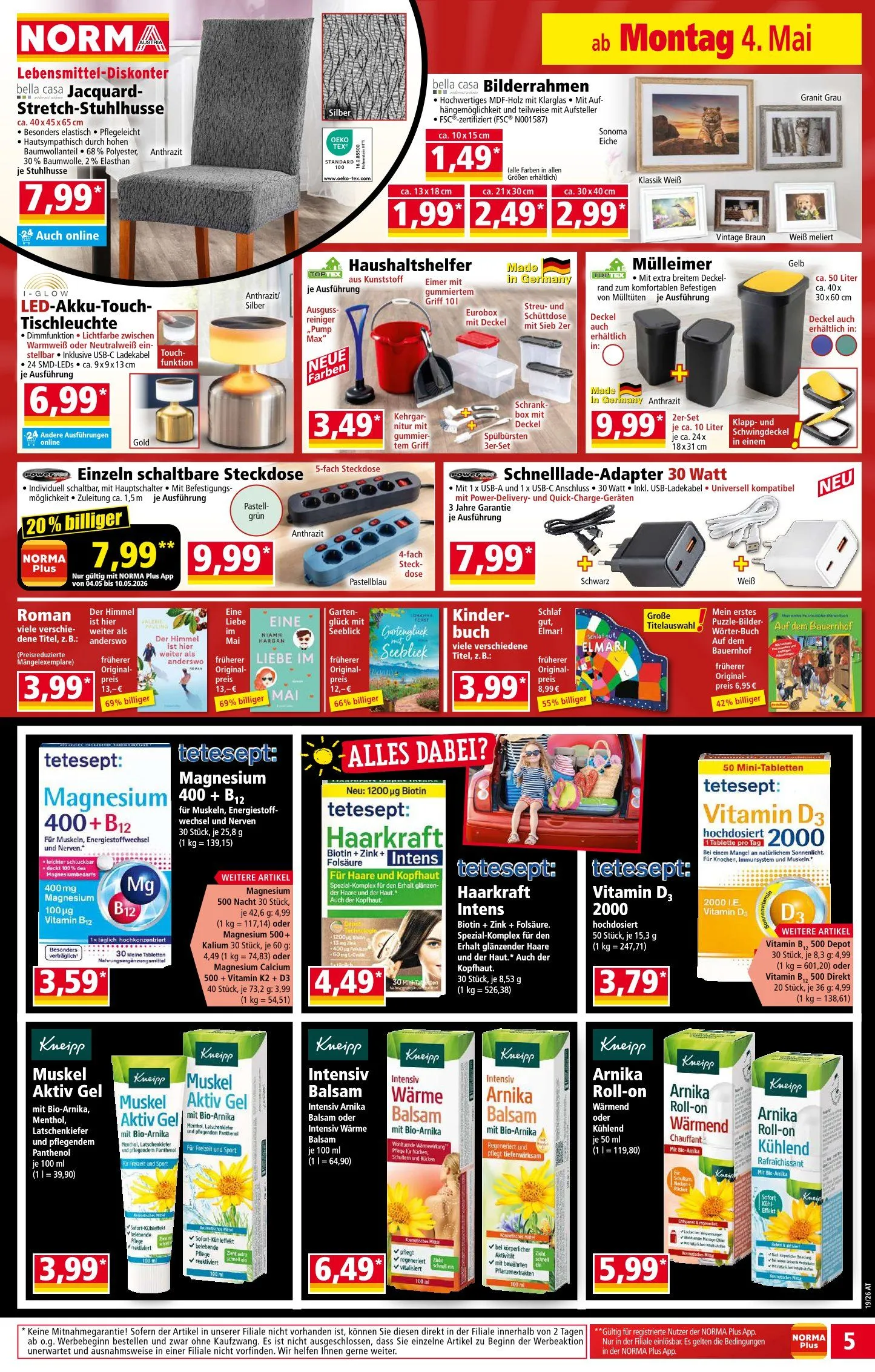  Norma Prospekte  von 27. April bis 4. Mai 2026 - Flugblätt seite  5